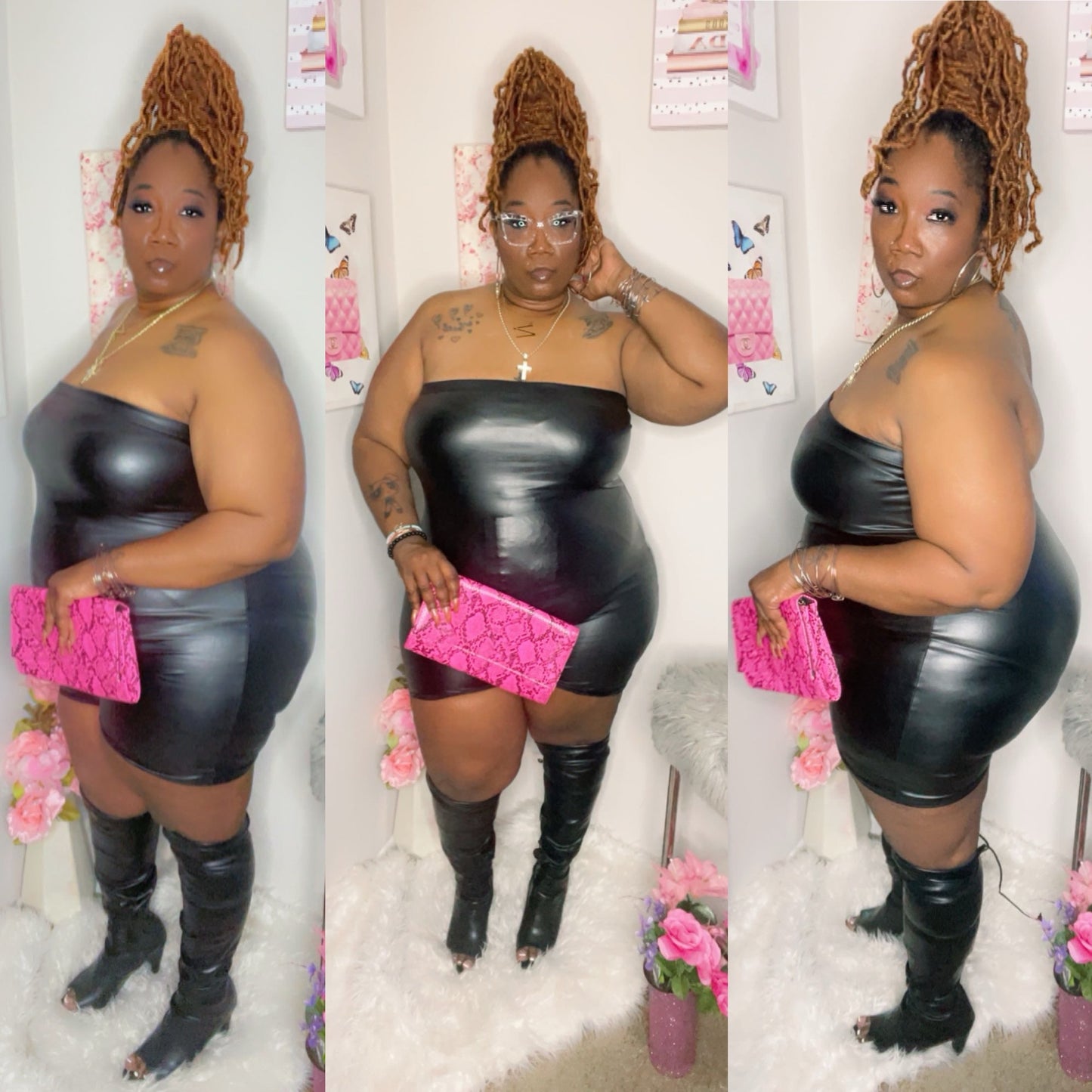 Leather Romper