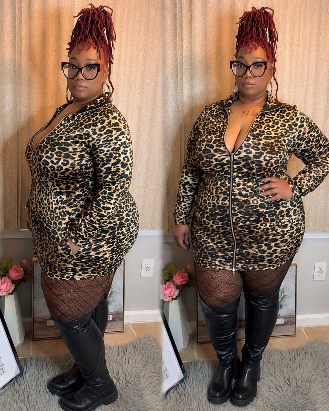 Cheetah bodycon Dress