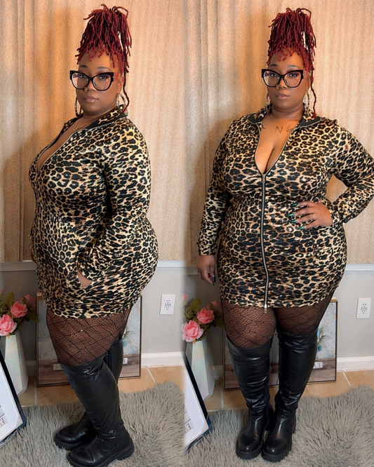 Cheetah bodycon Dress