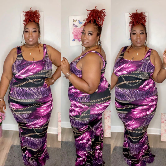 Sassy Chain Maxi Dress