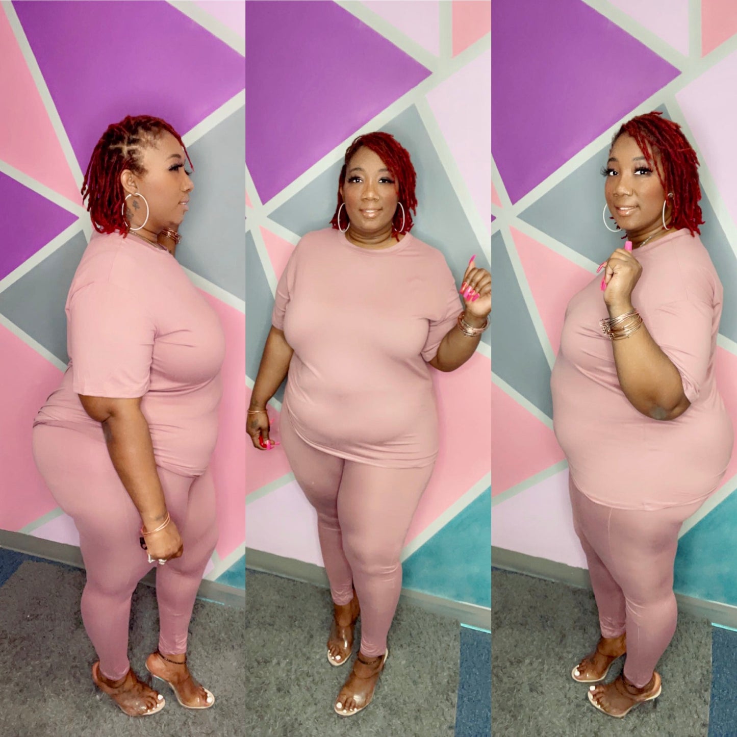 Pink on the go set