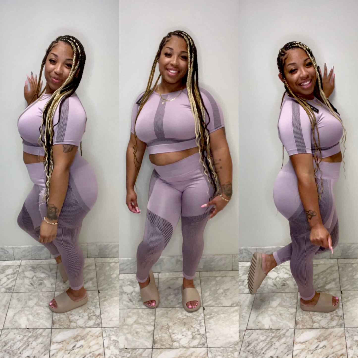 Mauve two piece set