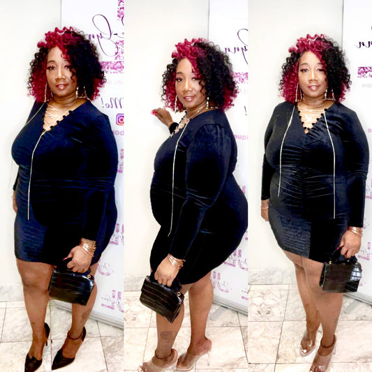 Velvet Chain dress