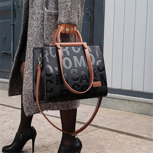 Leather letter Bag