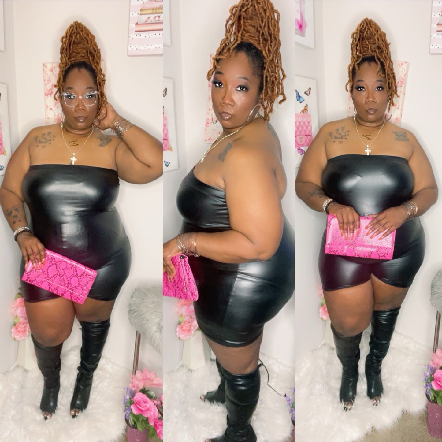 Leather Romper