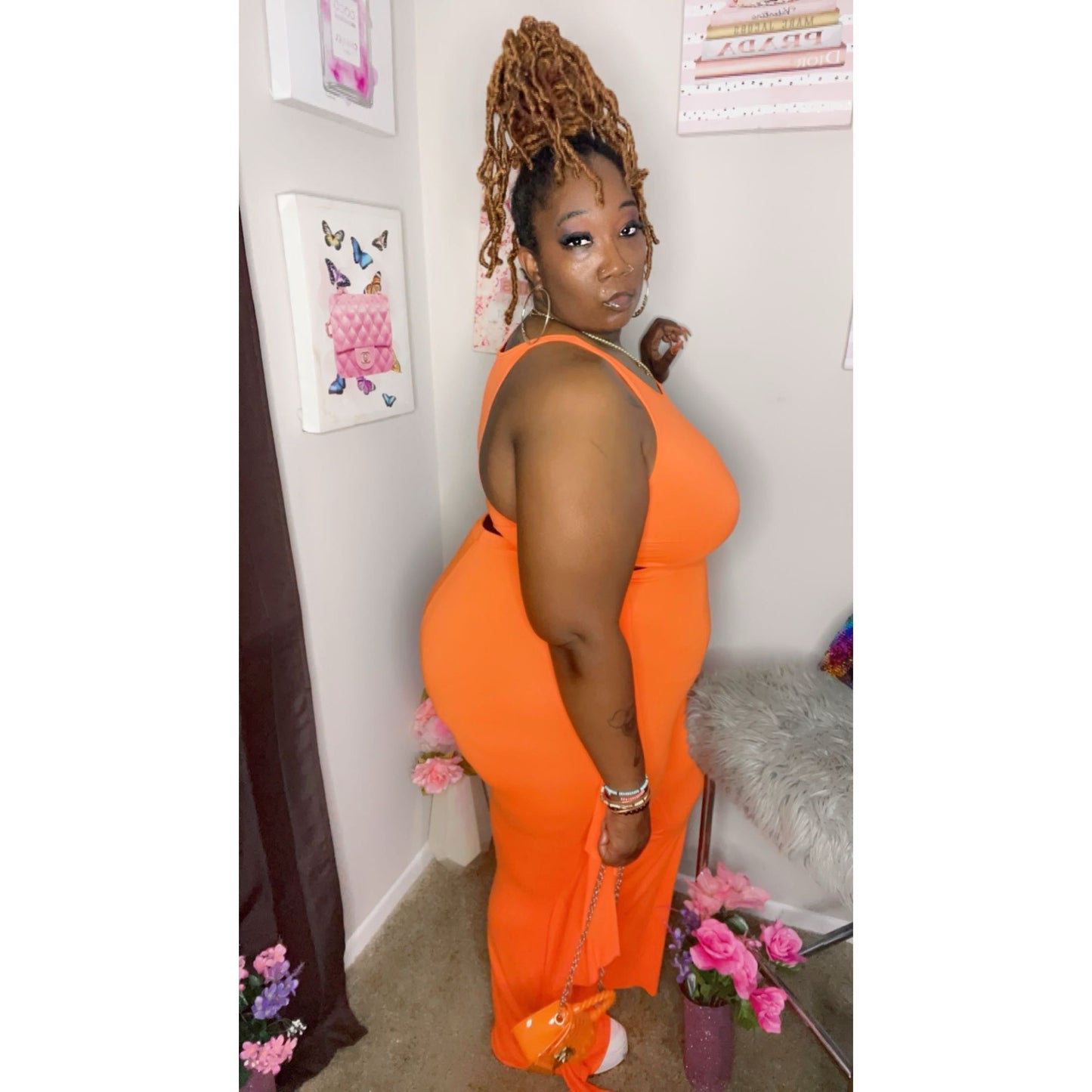 Sundance orange Two piece set