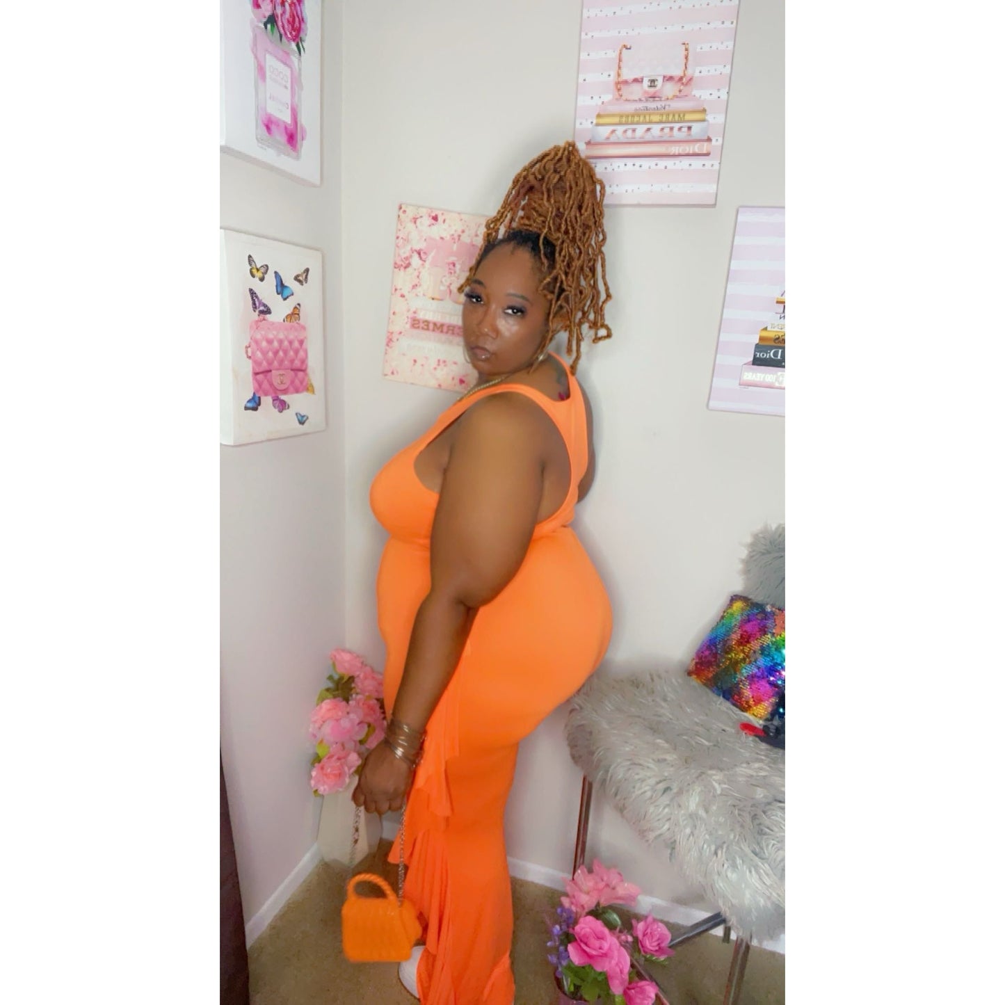 Sundance orange Two piece set