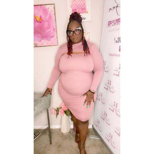 Marvelous Mauve two piece Dress