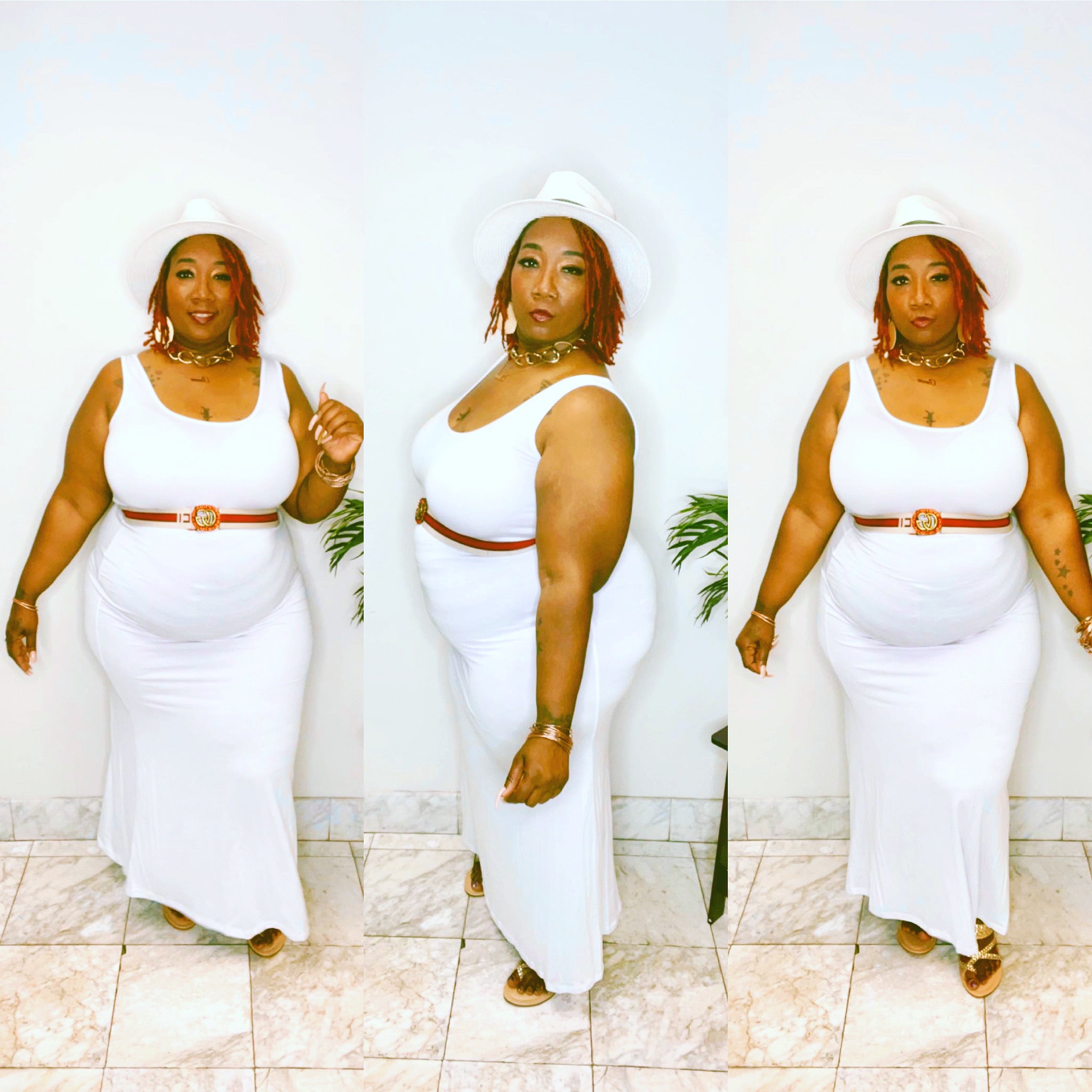 Jackie All White Maci Dress
