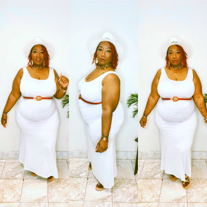 Jackie All White Maci Dress