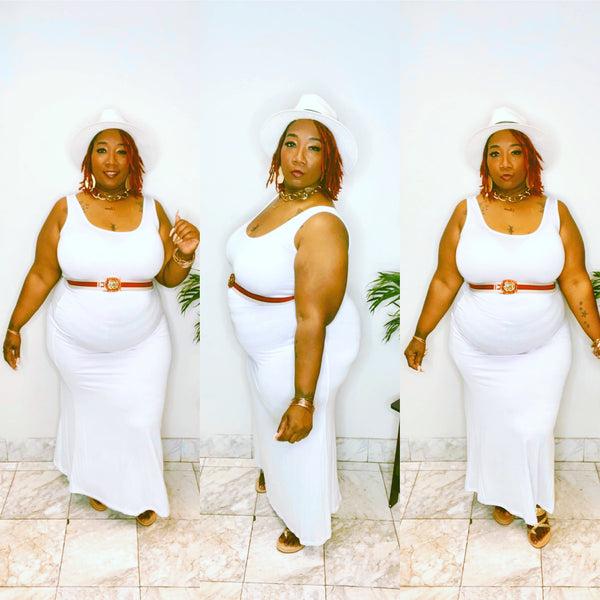 Jackie All White Maci Dress