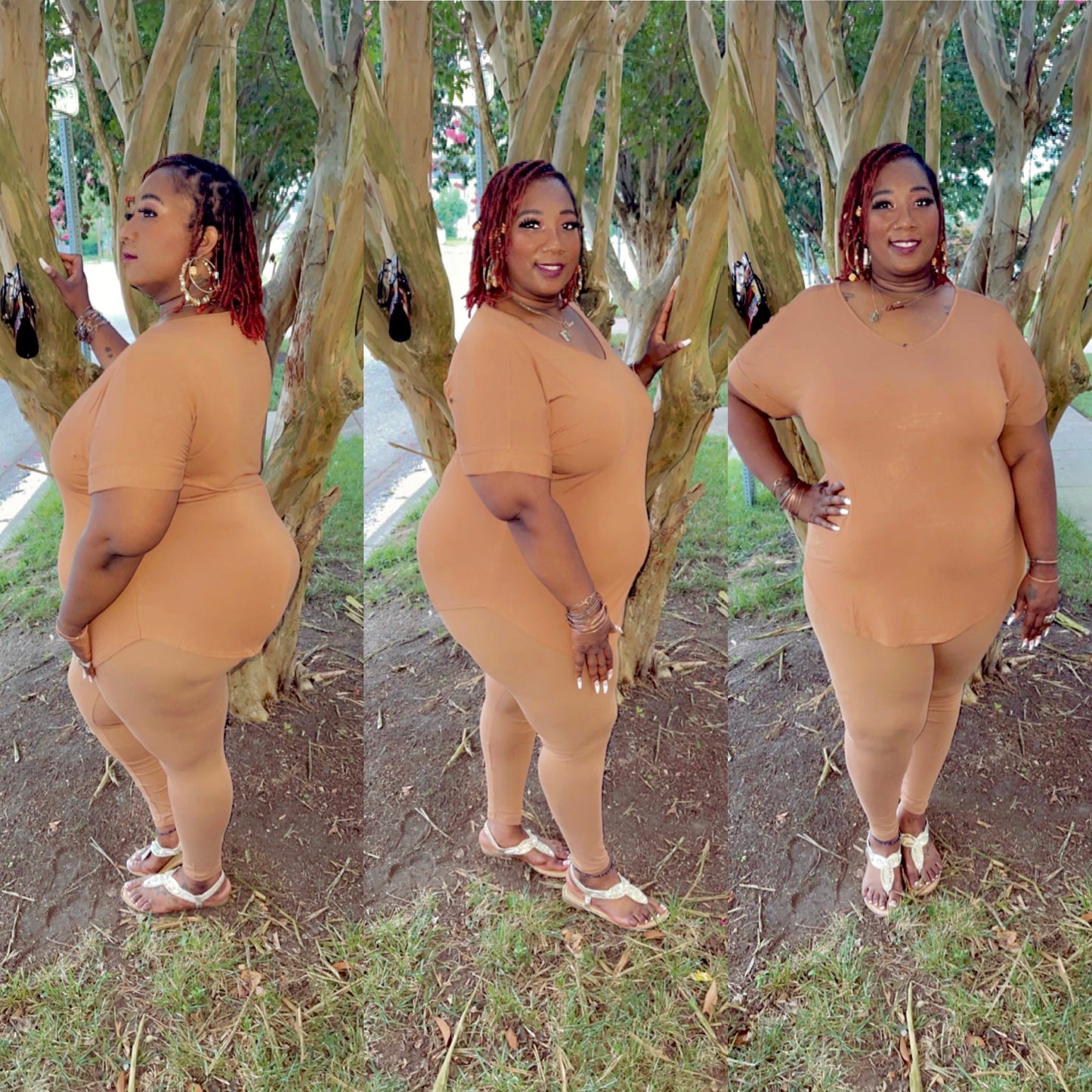 Mocha two piece set