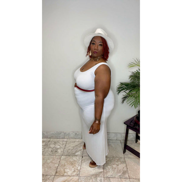 Jackie All White Maci Dress