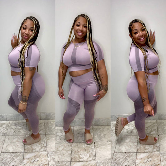Mauve two piece set