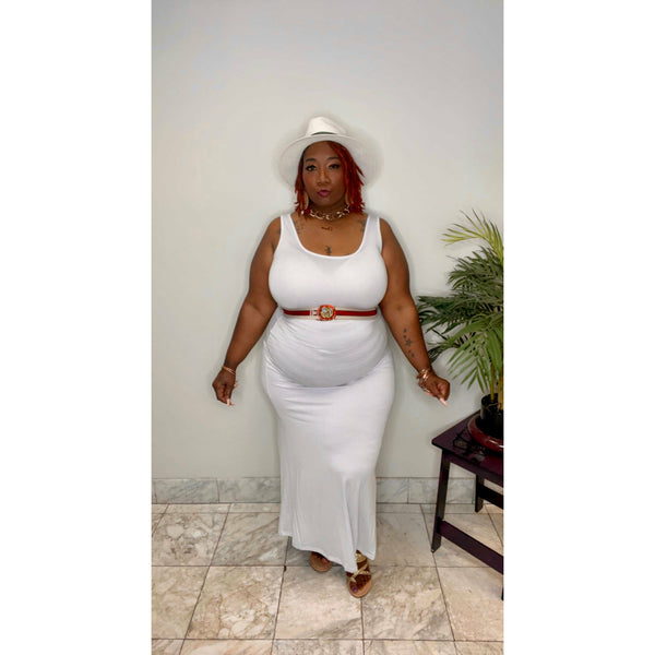 Jackie All White Maci Dress