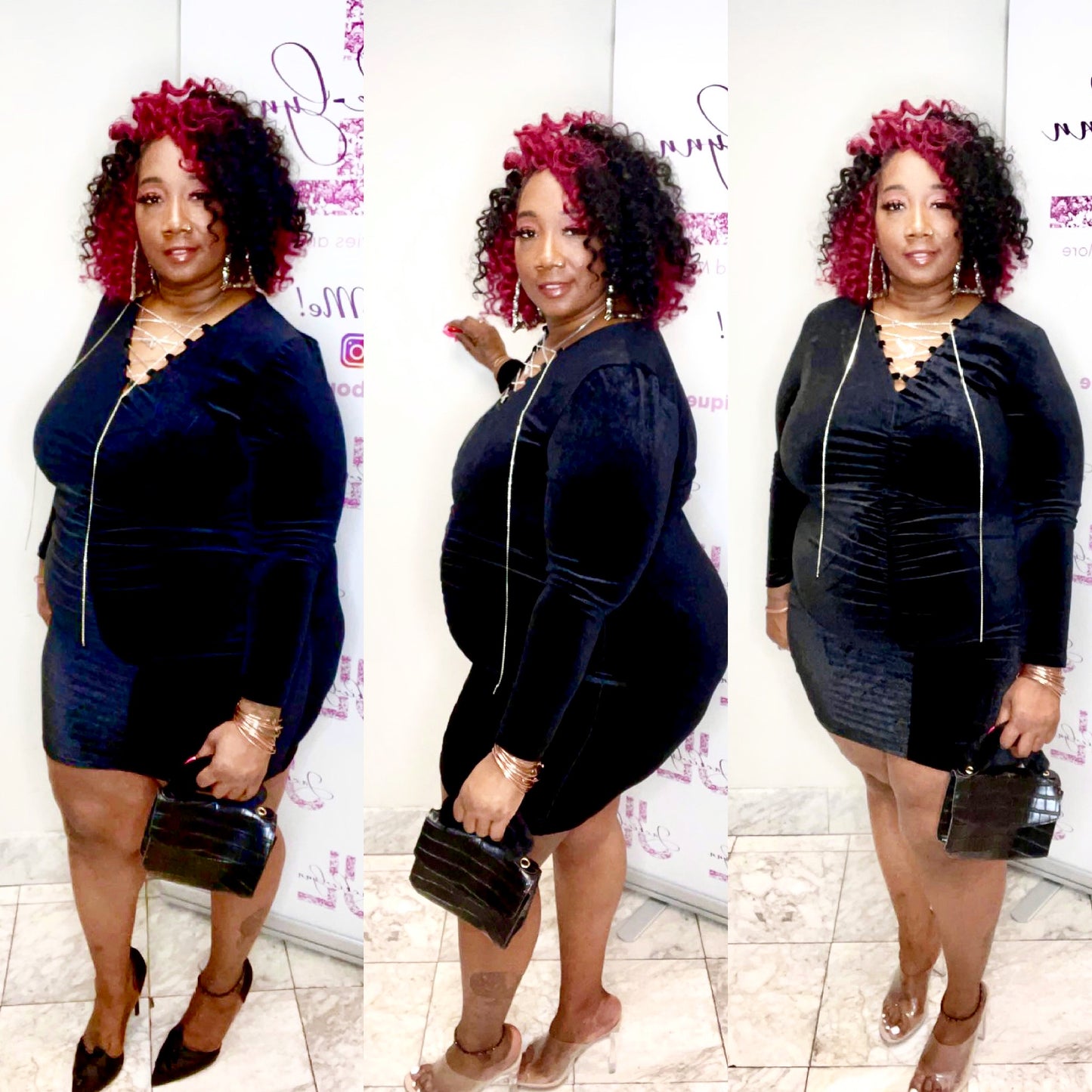 Velvet Chain dress