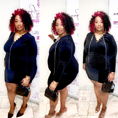 Velvet Chain dress
