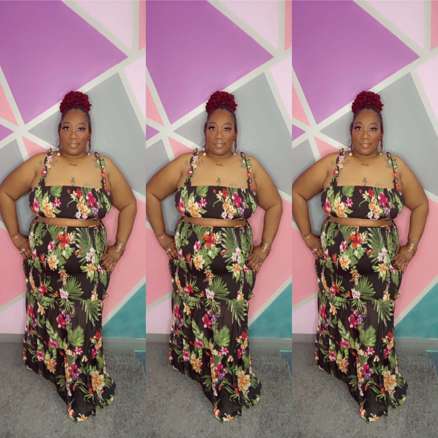 Flower Me Skirt Set
