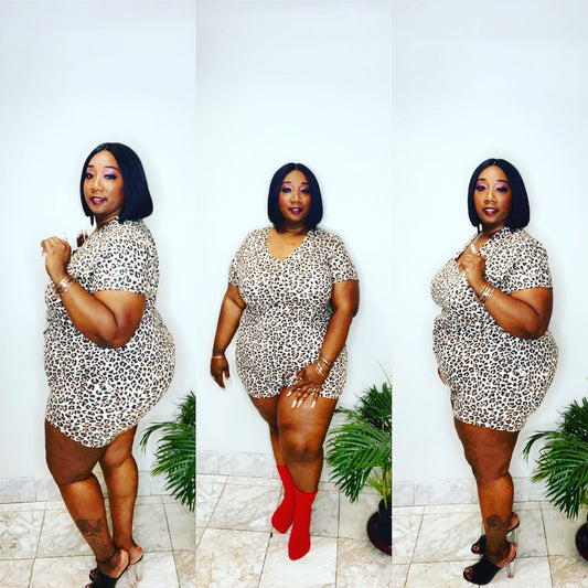 Leopard Print two piece set